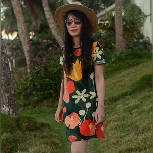 Floral Patterned Mini Dress